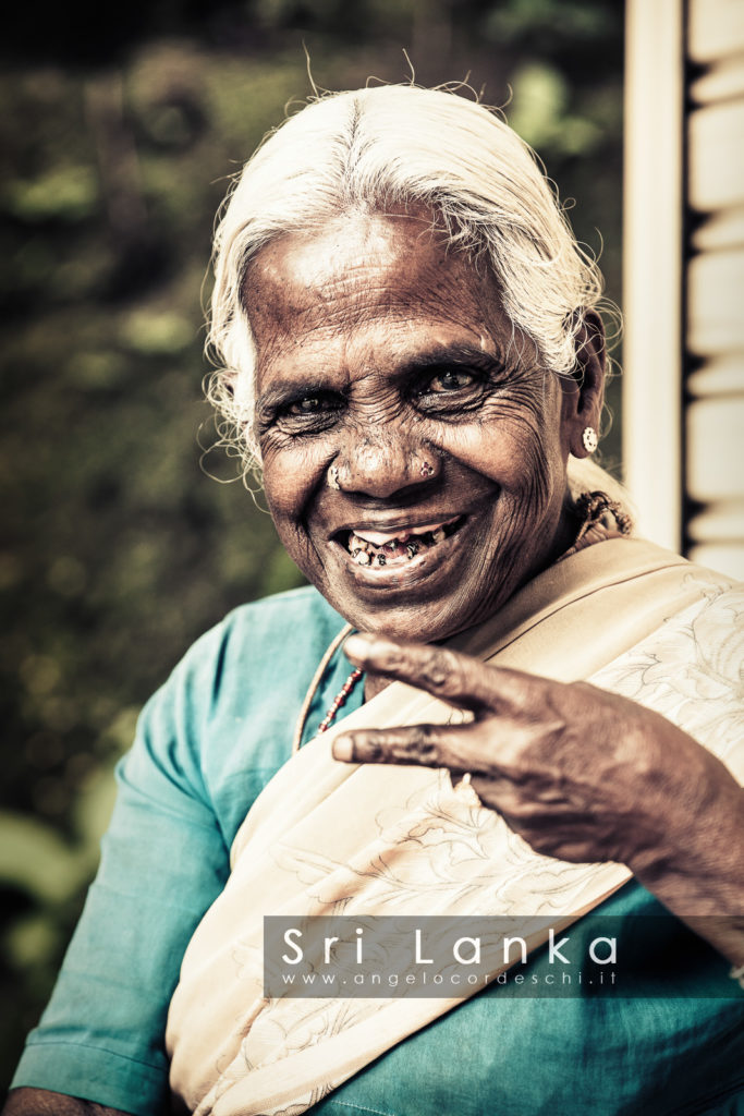 Happy old indian woman. Elderly wrinkles 