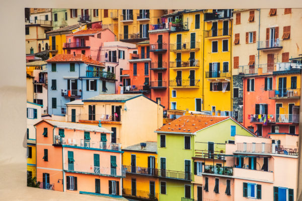 Stampa su tela 120 x 80 cm. Manarola Cinque Terre, Liguria. Italia 