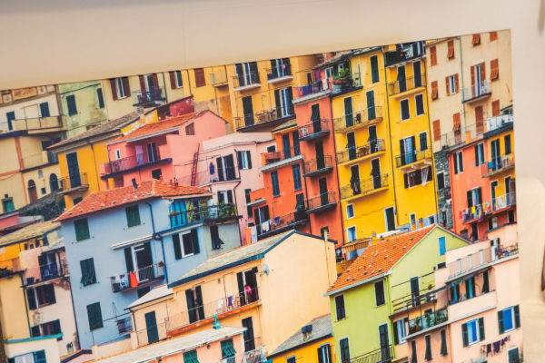 Stampa su tela 120 x 80 cm. Manarola Cinque Terre, Liguria. Italia 