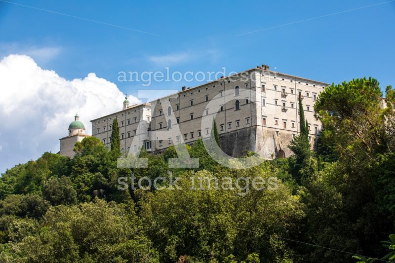 Abbey Of Montecassino, Benedictine Monastery Located On The Top Angelo Cordeschi