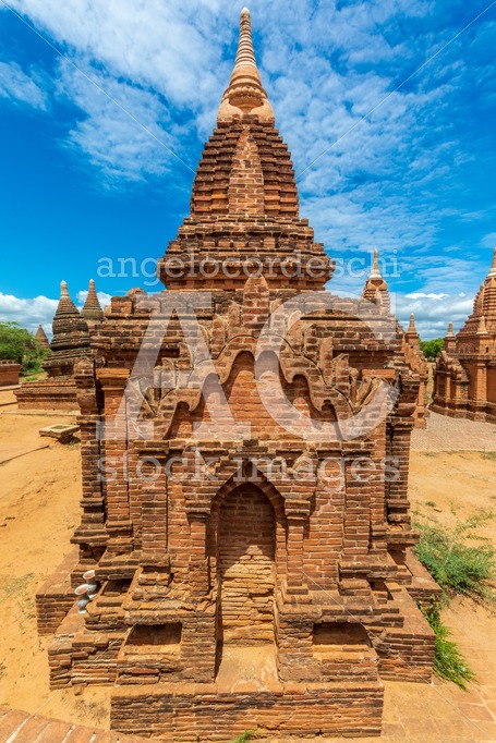 Buddhist pagoda temple. Bagan, Myanmar. Place of worship, Burma. - Angelo Cordeschi
