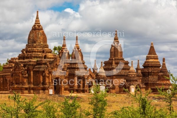 Buddhist pagoda temple. Bagan, Myanmar. Place of worship, Burma. - Angelo Cordeschi