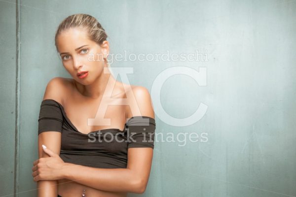 Charming And Sensual Blonde Woman Posing. Young Model, Beauty Sk Angelo Cordeschi