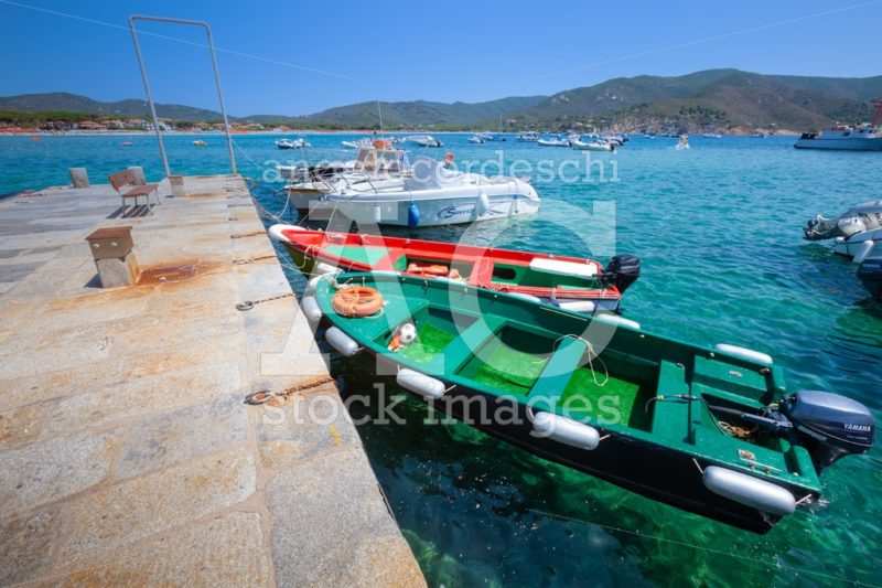 Elba Island, Italy. June 25, 2016: Small Harbor With Boats Moore Angelo Cordeschi