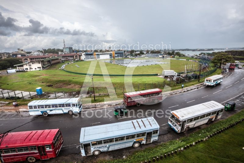 International Cricket Stadium seensight panorama. Some buses. - Angelo Cordeschi