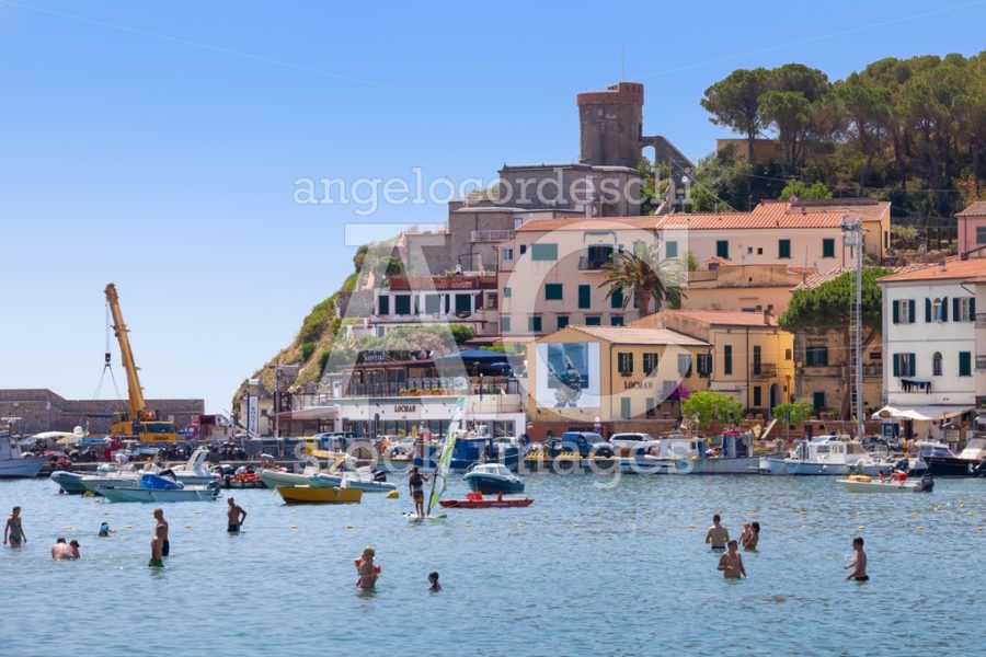 Marina Di Campo, Italy. June 25, 2016: Small Town On The Coast O Angelo Cordeschi
