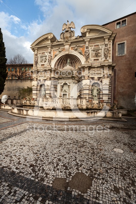 Organ Fountain, Fontana Dell Organo, Villa D Este, Tivoli. Italy Angelo Cordeschi