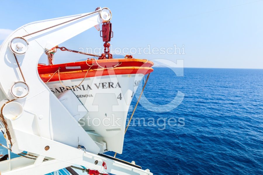 Piombino, Italy. July 25, 2018: Tourism Ship, Ferry From Piombin Angelo Cordeschi
