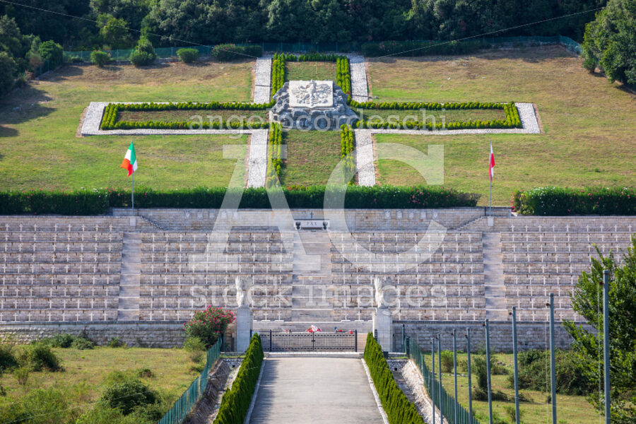 Polish Military Cemetery Of Montecassino. The Polish War Cemeter Angelo Cordeschi