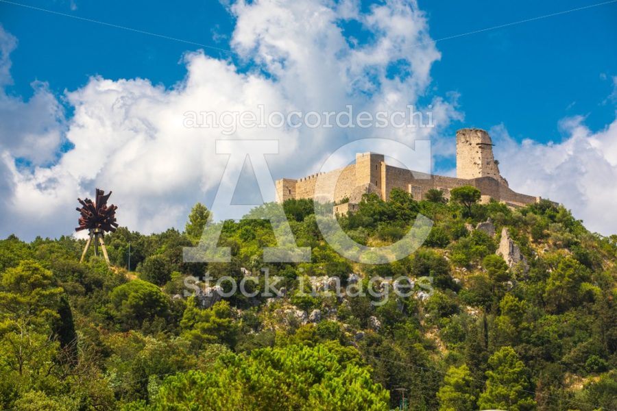 Rocca Janula Fortress. Cassino, Italy. Centuries Castle. The Roc Angelo Cordeschi