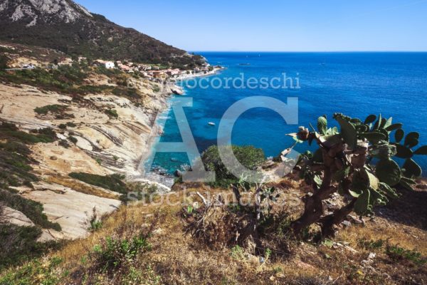 Seashore Coastline With Beach And Rocks And Rocky Slope Of The I Angelo Cordeschi
