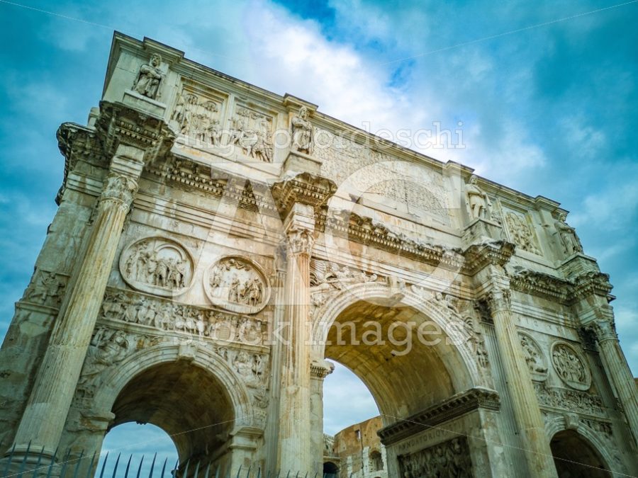 The Arch Of Constantine (Italian: Arco Di Costantino). Triumphal Angelo Cordeschi
