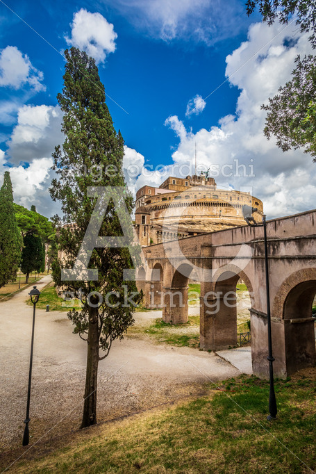 The Mausoleum Of Hadrian, Usually Known As Castel Sant Angelo (E Angelo Cordeschi
