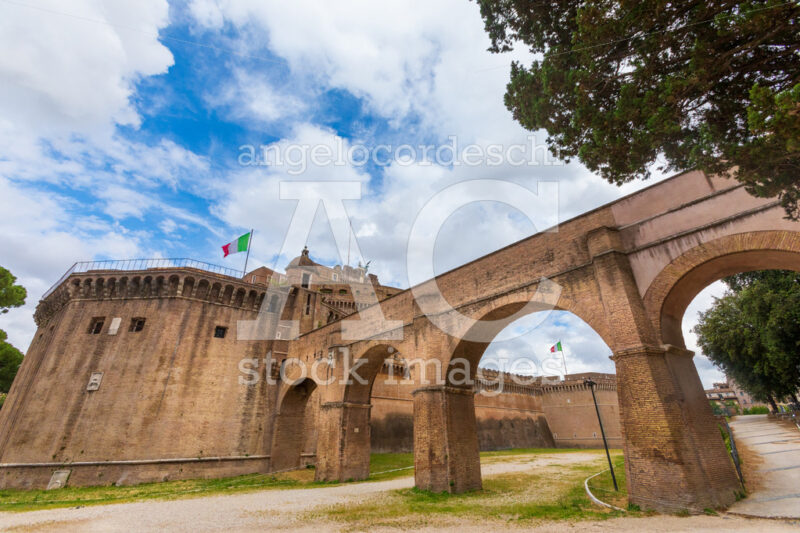 The Mausoleum Of Hadrian, Usually Known As Castel Sant Angelo (E Angelo Cordeschi