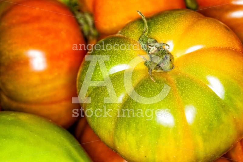 Tomatoes Ox Heart Macro Closeup Background. A Backdrop Of Fresh Angelo Cordeschi