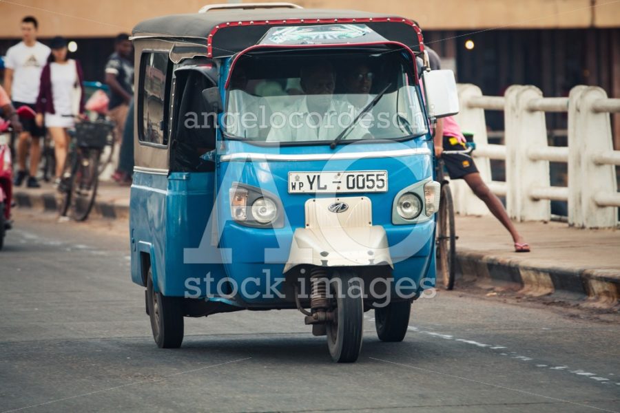 Tuk Tuk Auto Rickshaw On The Road In The Village Of Negombo In S Angelo Cordeschi