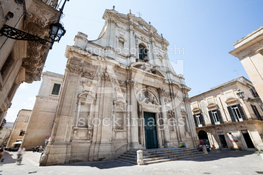 Church of St. Irene to theaters. Dedicated to Saint Irene, patron saint of the city up to 1656, it was built from 1591 to a design by Francesco Grimaldi Theatine. - Angelo Cordeschi